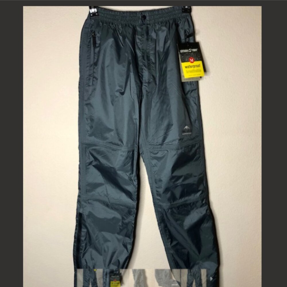 Men's Pacific Trail  Waterproof Hydro Vent Breathable Pants Grey Medium